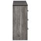 Ashley Bronyan 4-Piece Queen Bedroom Set in Dark Gray, , large