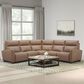 Interlochen 5-Piece Leather Power Reclining Sectional with Power Headrests in Aline Butternut, , large