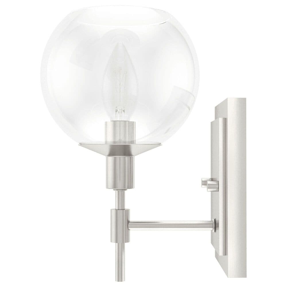 Hunter Xidane 1-Light Wall Sconce in Brushed Nickel, , large