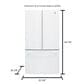 GE Appliances 27.0 Cu. Ft. 3-Door French-Door Refrigerator Energy Star In White, , large