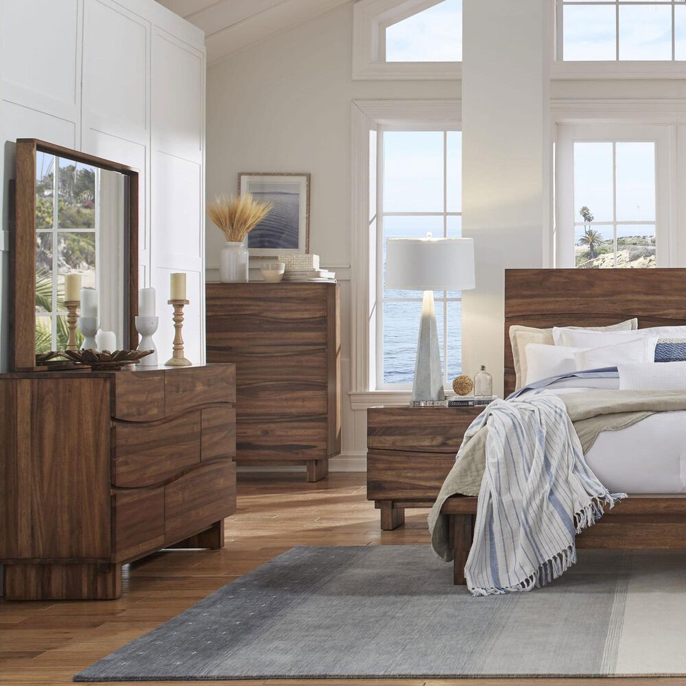Urban Home Ocean Dresser and Mirror in Natural, , large