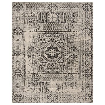Safavieh Evoke EVK260T 10" x 14" Ivory and Black Area Rug, , large