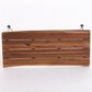 Hearth and Haven Zion Outdoor Modern Rectangular Coffee Table with Metal Hairpin Legs in Teak, , large