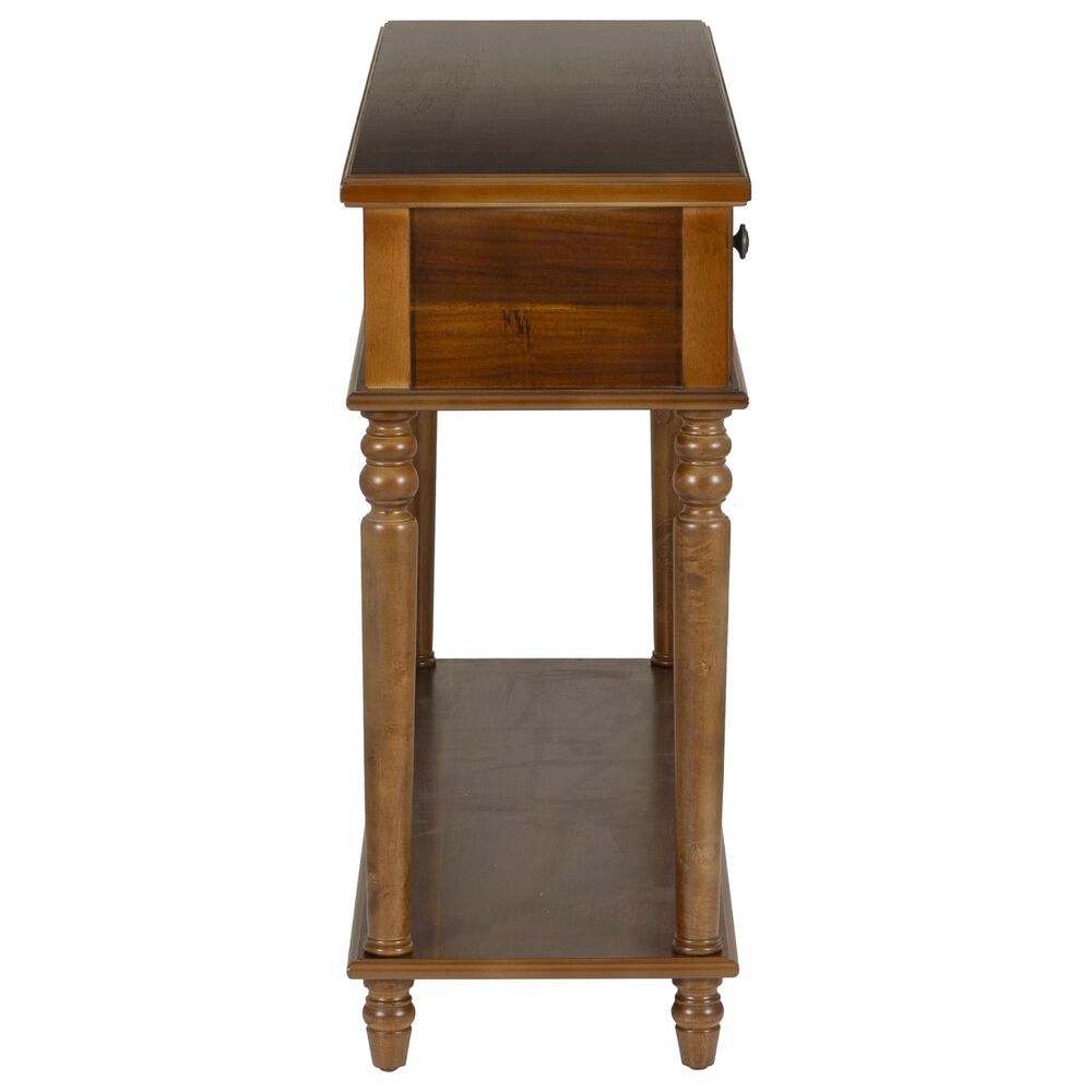 Linon Home Decor Mcghie Console Table in Hazelnut Brown, , large