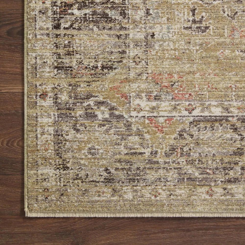 Magnolia Home Millie 5&#39;3&quot; x 7&#39;6&quot; Gold and Charcoal Area Rug, , large