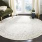 Safavieh Adirondack ADR109C-6R 6" x 6"  Ivory/Silver Round Rug, , large