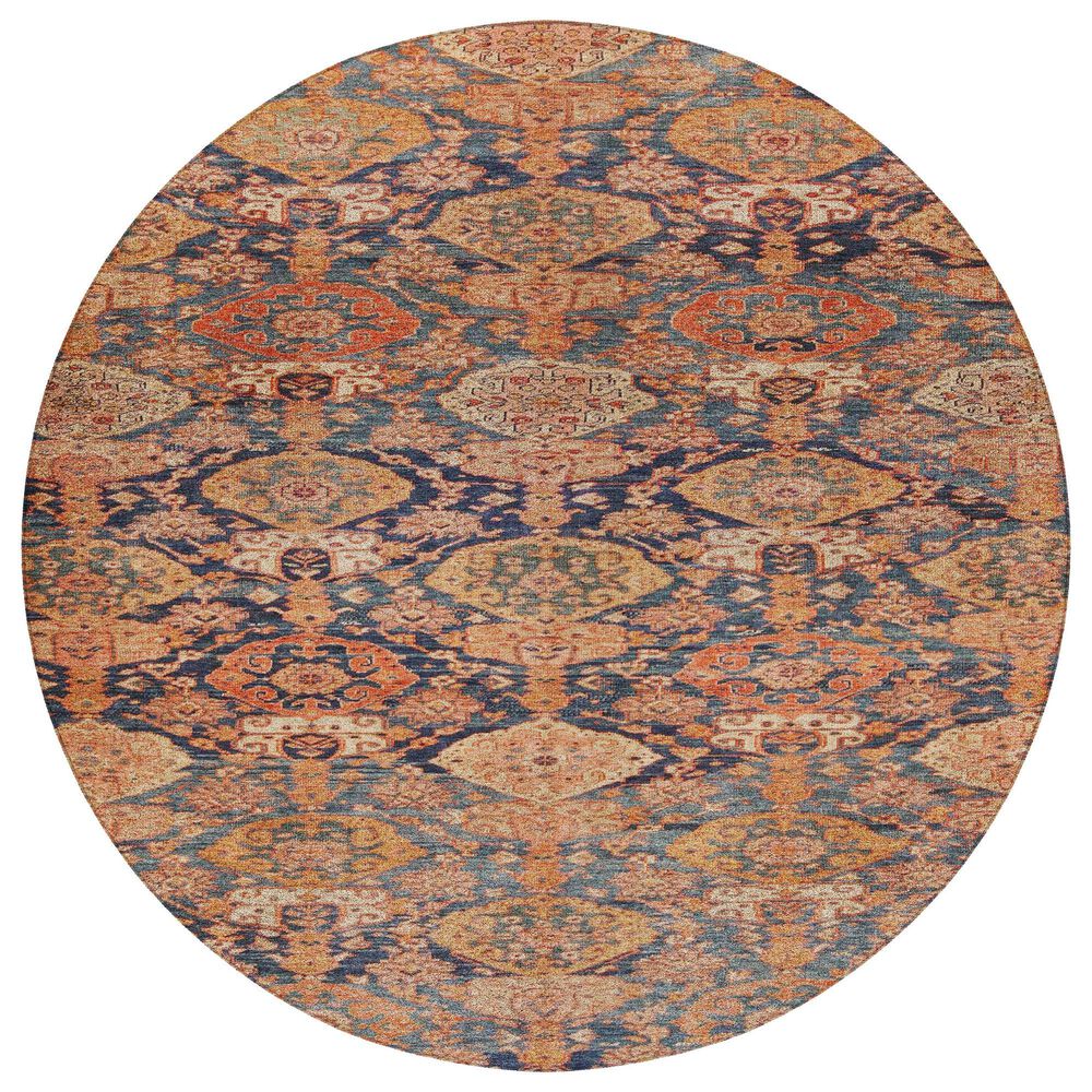 Dalyn Rug Company Tabrook TB3 Terracotta 8" Round Area Rug, , large
