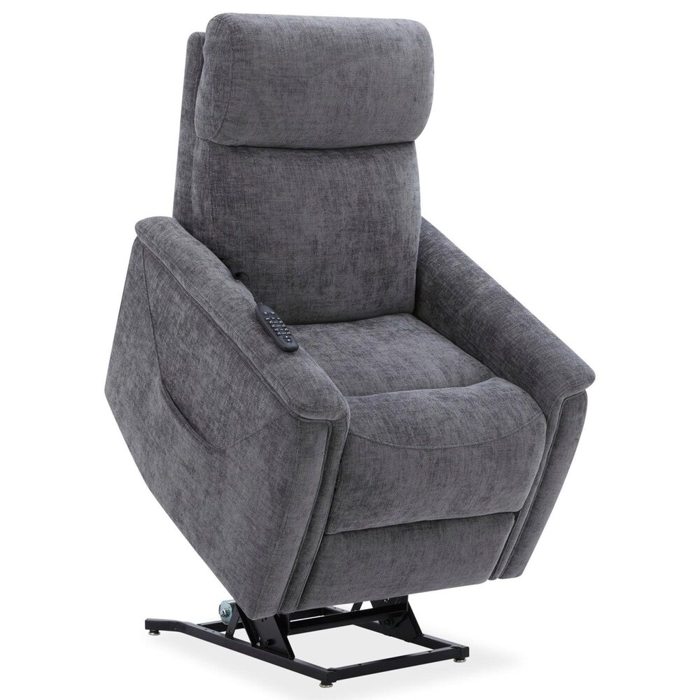 Flexsteel Luma Power Lift Recliner in Shadow, , large