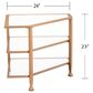 Southern Enterprises Jaymes Corner TV Stand in Soft Gold, , large