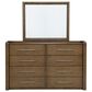 Ashley Marxmore 4 Piece Queen Upholstered Storage Bedroom Set in Brown, , large