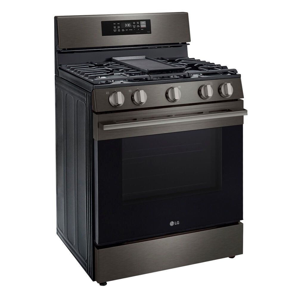 LG 6.3 Cu. Ft. Freestanding Gas Range in Black Stainless Steel, , large