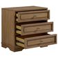 Sterling Timber Tarrington 3-Drawer Nightstand in Almond, , large