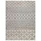 Amer Rugs Aspen ASP-1 2"2" x 10" Ivory and Gray Runner, , large