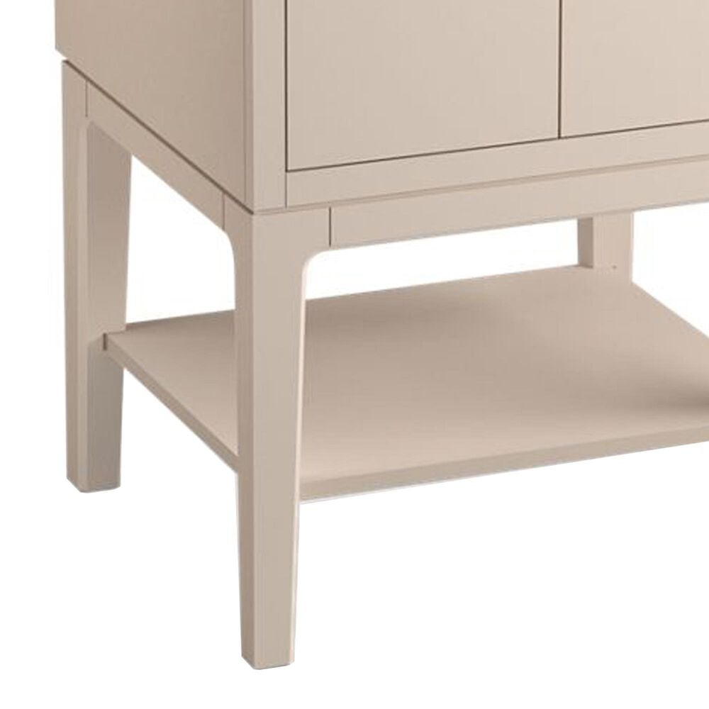 Kohler Seagrove 24" Single Bathroom Vanity in Light Clay with 3 cm White Quartz Top and Rectangular Sink, , large