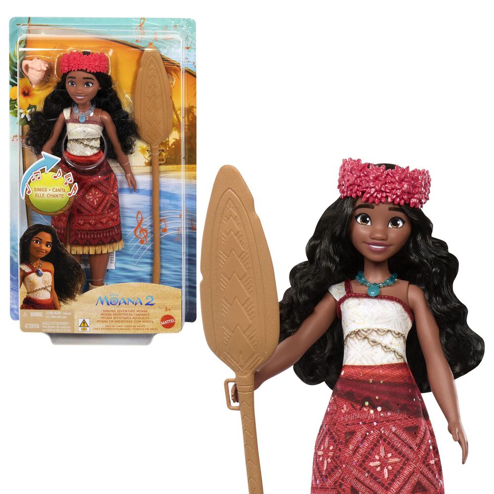 Disney Princess Singing Adventure Moana Doll and Accessories, , large