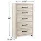 Ashley Cambeck 5-Piece Queen Bedroom Set in Whitewash, , large