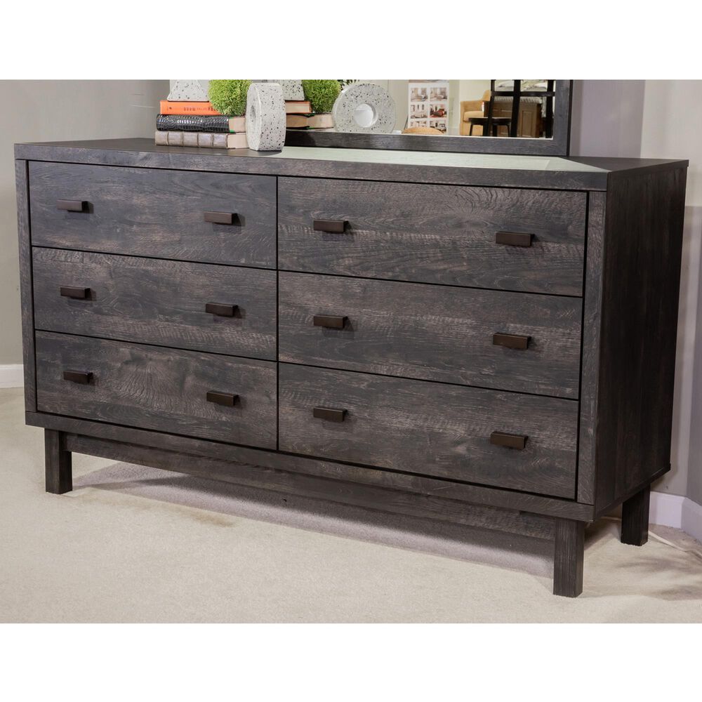 Signature Design by Ashley Toretto 6-Drawer Dresser in Charcoal, , large