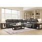 Ashley 5-Piece Power Symmetrical Reclining Sectional in Anchor, , large