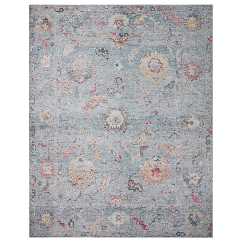 Loloi II Elysium 3"6" x 5"6" Denim and Multicolor Area Rug, , large