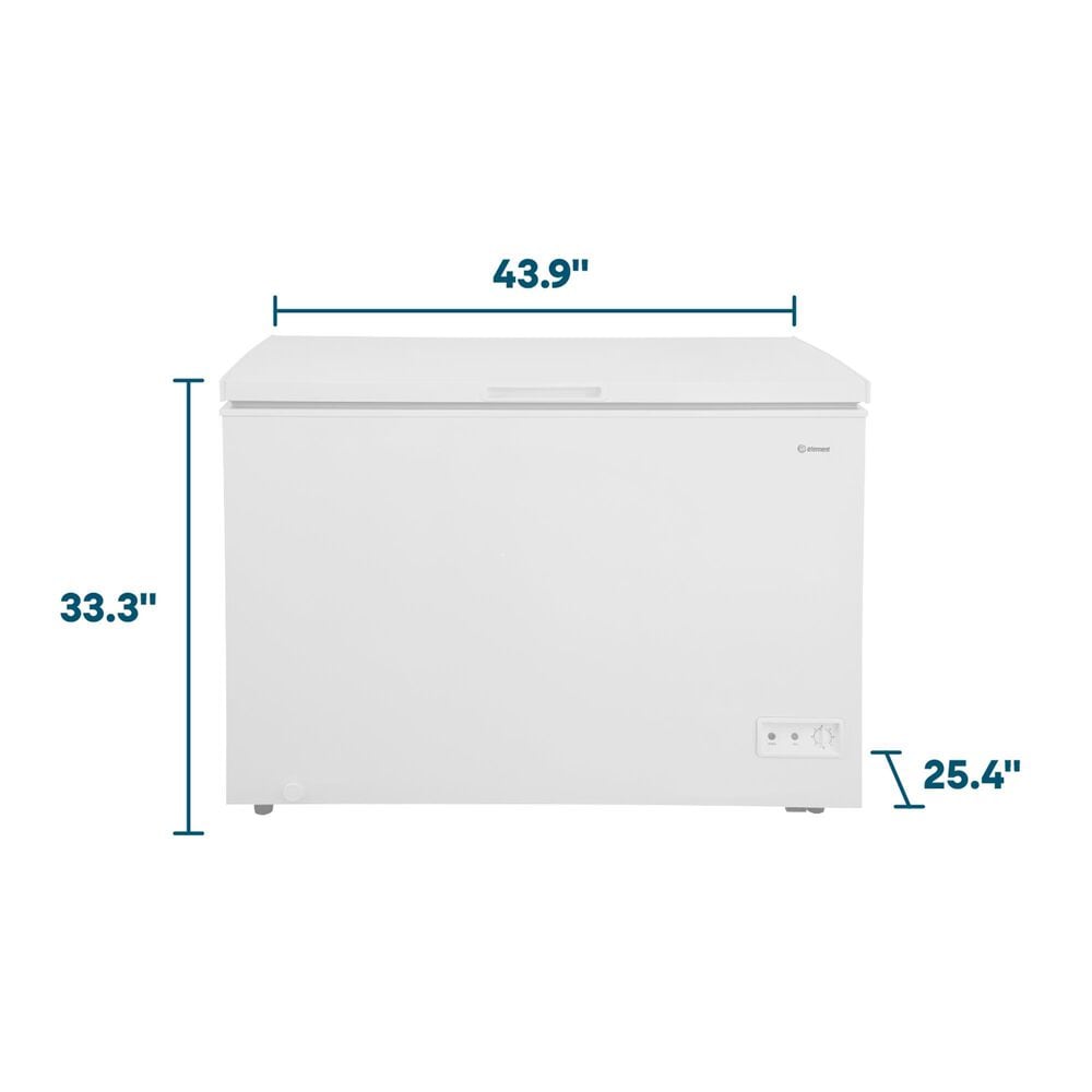 Element 10 Cu. Ft. Chest Freezer in White, , large