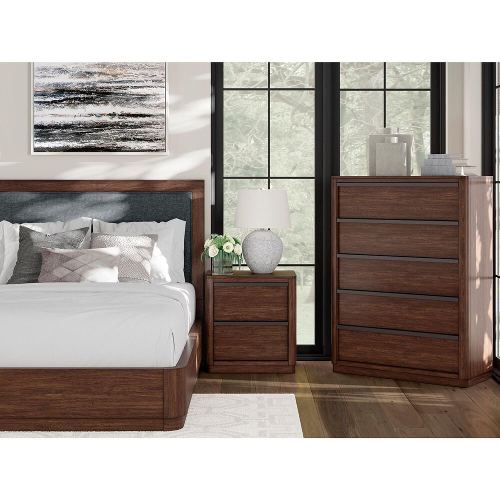 Millenium Dilenno 5 Ball Bearing Smooth Gliding Drawer Chest in Dark Brown, , large