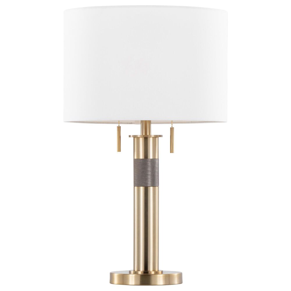 LumiSource Trophy Table Lamp in Gold, , large