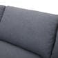 Kuka (Hk) Trade Co Lmt Motion Becki Owens 4-Piece Stationary Right Facing Sectional in Marin Demin, , large