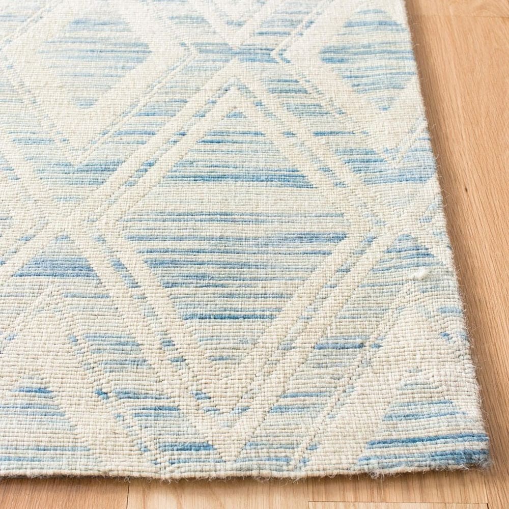 Safavieh Marbella 4&#39; x 6&#39; Dark Blue and Ivory Area Rug, , large