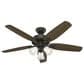 Hunter Builder Plus 52" Ceiling Fan with Lights in New Bronze, , large