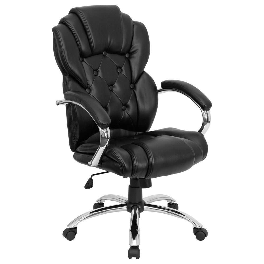 Flash Furniture Executive Swivel Chair in Black, , large