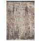 Nourison Tangra 4" x 6" Cream and Grey Area Rug, , large