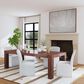Bassett Mirror Company Walsh Dining Table in Rustic Brown Mango - Table Only, , large