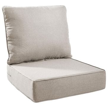 Sunwell Garden 24" Outdoor Seat and Back Cushion Set in Beige, , large