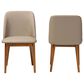 Baxton Studio Lavin Side Chair in Walnut Light Brown (Set of 2), , large