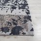 Nourison Silk Shadows 2" x 3" Silver Grey Area Rug, , large