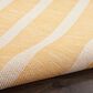 Nourison Positano POS03 Yellow and Ivory 9" x 12" Indoor/Outdoor Area Rug, , large