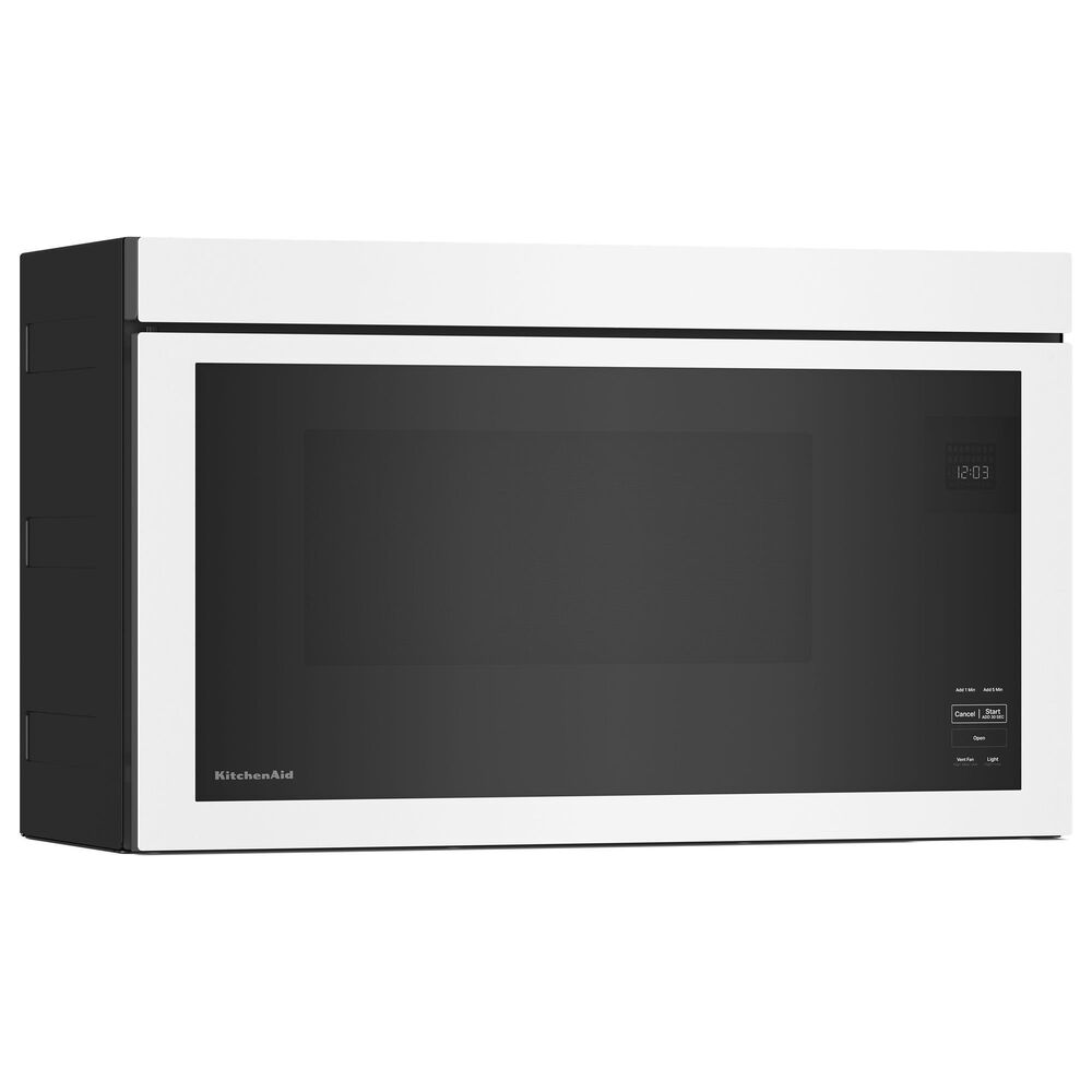 KitchenAid 1.1 Cu. Ft. Over-The-Range Microwave with Flush Built-In Design in White, , large