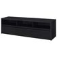 Coaster Rutland 78" TV Stand Media Console in Black, , large