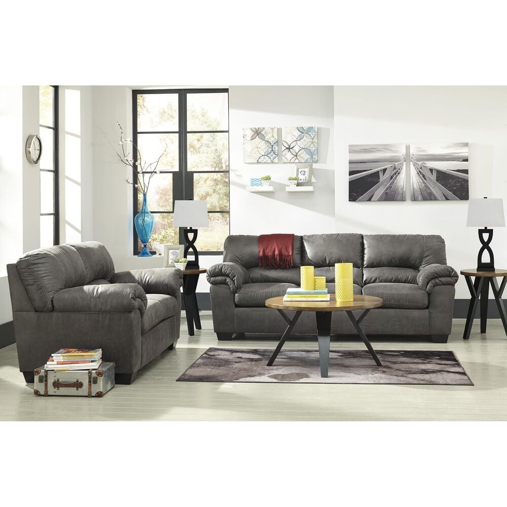 Ashley Bladen Loveseat in Slate, , large