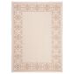 Safavieh Bermuda Floral 5"3" x 7"6" Ivory and Beige Indoor/Outdoor Area Performance Rug, , large