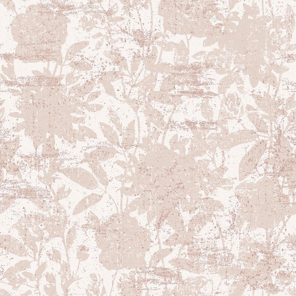Tempaper Garden Floral Dusted Pink Peel and Stick Wallpaper, , large