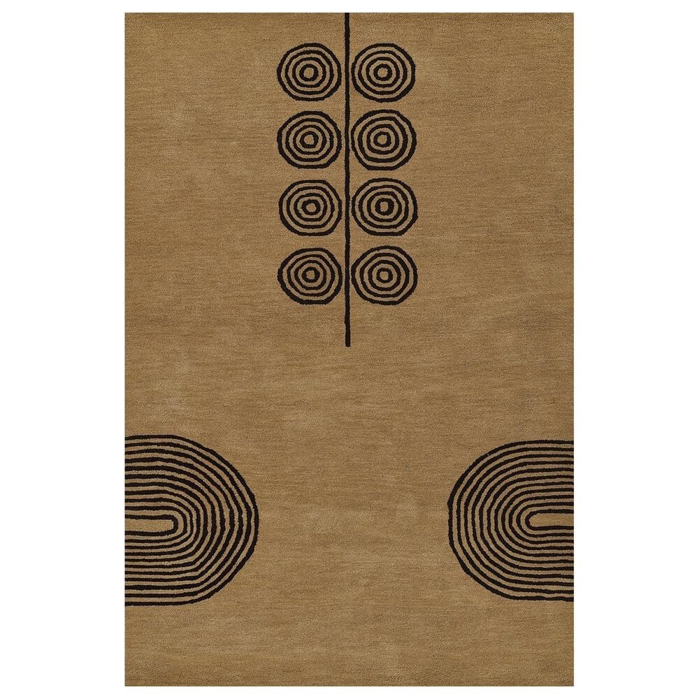 Momeni Simba Contemporary 2"6" x 8" Beige Runner, , large
