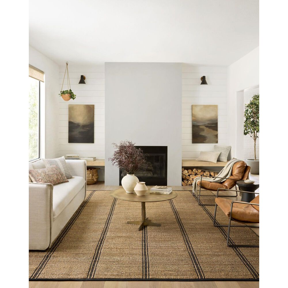 Angela Rose Colton 10&#39; x 14&#39; Natural and Black Area Rug, , large