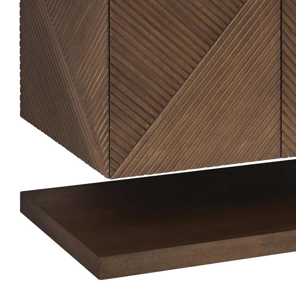 James Martin Vanities Marcello 48" Wall Mounted Single Bathroom Vanity in Chestnut with 3 cm Victorian Silver Quartz Top and Rectangular Sink, , large