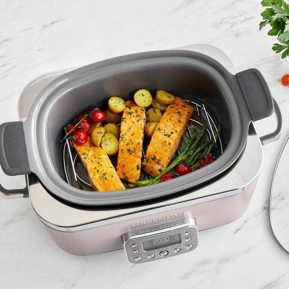 Green Pan Elite 14-In-1 6 Quart Slow Cooker in Clay, , large