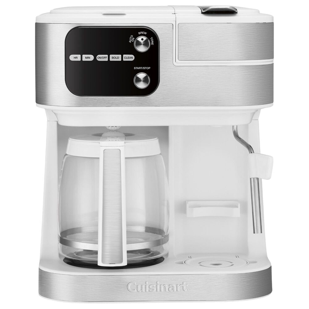 Cuisinart 72 Oz Coffee Center Barista Bar 4-In-1 Coffee Maker in White, , large