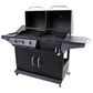 Char-Broil Deluxe Liquid Propane and Charcoal Combo Grill in Black, , large
