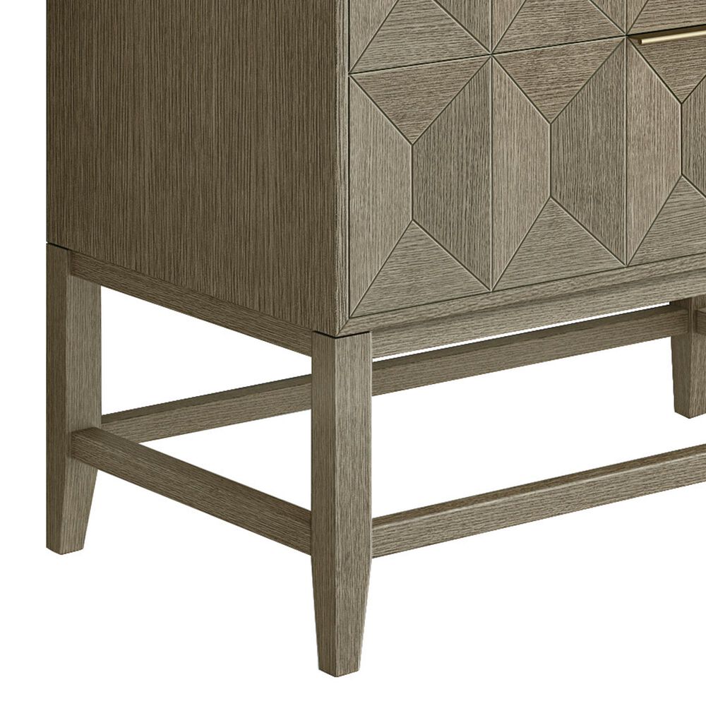 James Martin Vanities Emmeline 72" Double Bathroom Vanity in Pebble Oak with 3 cm Victorian Silver Quartz Top and Rectangular Sinks, , large