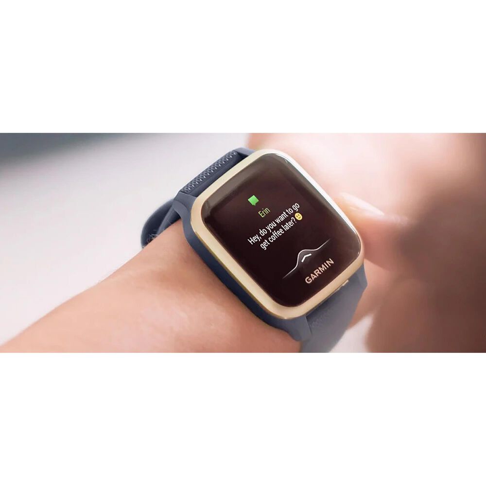 Garmin venu sq navy light gold clearance