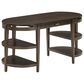 Riva Ridge Sutton 60" Writing Desk in French Roast, , large